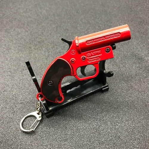PUBG Keychain Flare Gun Red