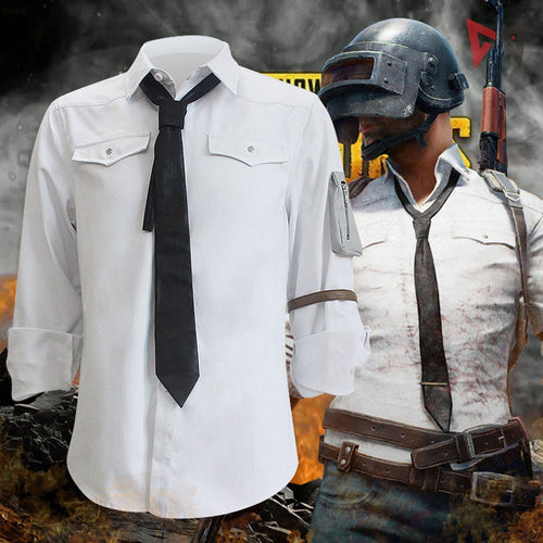 PUBG Costumes White Shirts