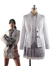 Load image into Gallery viewer, PUBG Costume White Printing School Uniform
