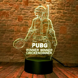 PUBG Game Figure 3D Nightlight
