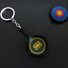 Load image into Gallery viewer, Game PUBG Level 3 Saucepan Keychain Player Unknown&#39;s Battlegrounds Surrounding Weapons Alloy Cosplay Props Pendant Key Ring