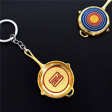 Load image into Gallery viewer, Game PUBG Level 3 Saucepan Keychain Player Unknown&#39;s Battlegrounds Surrounding Weapons Alloy Cosplay Props Pendant Key Ring