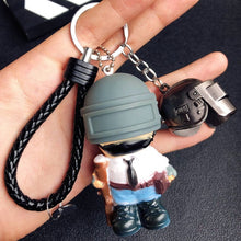 Load image into Gallery viewer, PUBG Keychain Cartoon