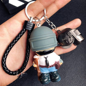 PUBG Keychain Cartoon