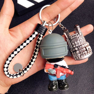 PUBG Keychain Cartoon