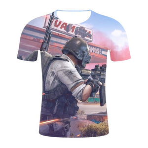 PUBG 3D T-Shirt